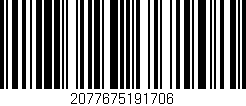 Código de barras (EAN, GTIN, SKU, ISBN): '2077675191706'