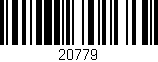 Código de barras (EAN, GTIN, SKU, ISBN): '20779'