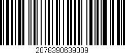 Código de barras (EAN, GTIN, SKU, ISBN): '2078390639009'