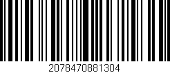 Código de barras (EAN, GTIN, SKU, ISBN): '2078470881304'