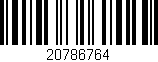 Código de barras (EAN, GTIN, SKU, ISBN): '20786764'