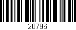 Código de barras (EAN, GTIN, SKU, ISBN): '20796'