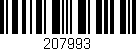 Código de barras (EAN, GTIN, SKU, ISBN): '207993'