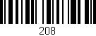 Código de barras (EAN, GTIN, SKU, ISBN): '208'