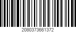 Código de barras (EAN, GTIN, SKU, ISBN): '2080373661372'