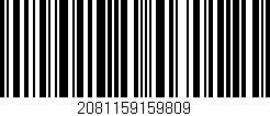 Código de barras (EAN, GTIN, SKU, ISBN): '2081159159809'