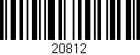 Código de barras (EAN, GTIN, SKU, ISBN): '20812'