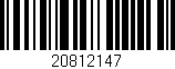 Código de barras (EAN, GTIN, SKU, ISBN): '20812147'