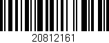 Código de barras (EAN, GTIN, SKU, ISBN): '20812161'