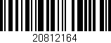 Código de barras (EAN, GTIN, SKU, ISBN): '20812164'