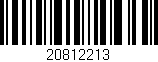 Código de barras (EAN, GTIN, SKU, ISBN): '20812213'