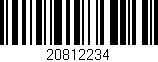 Código de barras (EAN, GTIN, SKU, ISBN): '20812234'