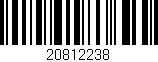 Código de barras (EAN, GTIN, SKU, ISBN): '20812238'