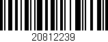 Código de barras (EAN, GTIN, SKU, ISBN): '20812239'