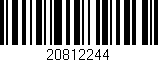 Código de barras (EAN, GTIN, SKU, ISBN): '20812244'
