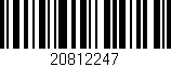 Código de barras (EAN, GTIN, SKU, ISBN): '20812247'