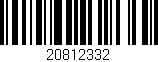 Código de barras (EAN, GTIN, SKU, ISBN): '20812332'