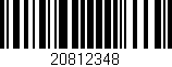 Código de barras (EAN, GTIN, SKU, ISBN): '20812348'