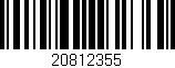 Código de barras (EAN, GTIN, SKU, ISBN): '20812355'