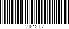Código de barras (EAN, GTIN, SKU, ISBN): '20813.07'