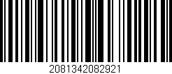 Código de barras (EAN, GTIN, SKU, ISBN): '2081342082921'