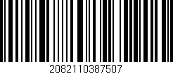 Código de barras (EAN, GTIN, SKU, ISBN): '2082110387507'