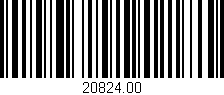 Código de barras (EAN, GTIN, SKU, ISBN): '20824.00'