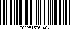 Código de barras (EAN, GTIN, SKU, ISBN): '2082515861404'