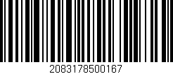Código de barras (EAN, GTIN, SKU, ISBN): '2083178500167'