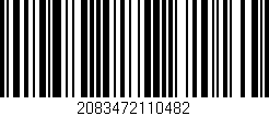 Código de barras (EAN, GTIN, SKU, ISBN): '2083472110482'