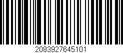 Código de barras (EAN, GTIN, SKU, ISBN): '2083927645101'