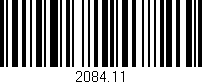 Código de barras (EAN, GTIN, SKU, ISBN): '2084.11'