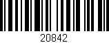 Código de barras (EAN, GTIN, SKU, ISBN): '20842'