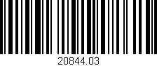 Código de barras (EAN, GTIN, SKU, ISBN): '20844.03'