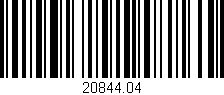 Código de barras (EAN, GTIN, SKU, ISBN): '20844.04'