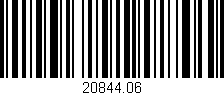 Código de barras (EAN, GTIN, SKU, ISBN): '20844.06'