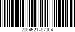 Código de barras (EAN, GTIN, SKU, ISBN): '2084521497004'