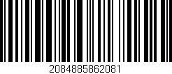 Código de barras (EAN, GTIN, SKU, ISBN): '2084885862081'