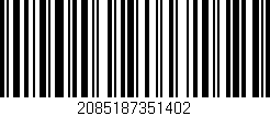 Código de barras (EAN, GTIN, SKU, ISBN): '2085187351402'