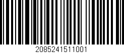 Código de barras (EAN, GTIN, SKU, ISBN): '2085241511001'