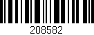 Código de barras (EAN, GTIN, SKU, ISBN): '208582'