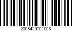 Código de barras (EAN, GTIN, SKU, ISBN): '2086433301806'