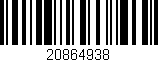Código de barras (EAN, GTIN, SKU, ISBN): '20864938'
