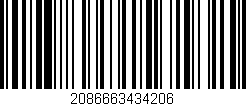 Código de barras (EAN, GTIN, SKU, ISBN): '2086663434206'