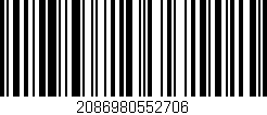 Código de barras (EAN, GTIN, SKU, ISBN): '2086980552706'