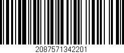 Código de barras (EAN, GTIN, SKU, ISBN): '2087571342201'