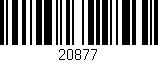 Código de barras (EAN, GTIN, SKU, ISBN): '20877'