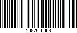 Código de barras (EAN, GTIN, SKU, ISBN): '20879/0008'