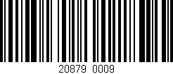 Código de barras (EAN, GTIN, SKU, ISBN): '20879/0009'