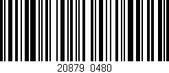 Código de barras (EAN, GTIN, SKU, ISBN): '20879/0480'